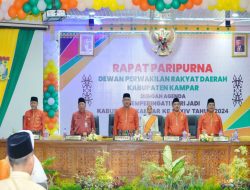 Pj Bupati Kampar Ikuti Rapat Paripurna Istimewa HUT Kampar Ke-74