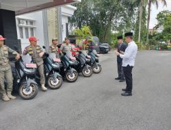 Terima 12 Unit Motor Nmax Dari Bupati Kampar, Ini Kata Kasatpol Arizon