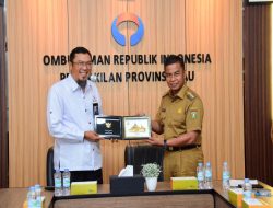 Bupati Kampar Ahmad Yuzar Lakukan Silaturahmi Dengan Kepala Ombudsman RI Perwakilan Riau