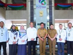 Bupati Kampar Ahmad Yuzar Terima Audiensi BPS Provinsi Riau