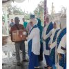PW BKMT Riau Salurkan Bantuan Korban Kebakaran Di Pasar BOM Pulau Kijang
