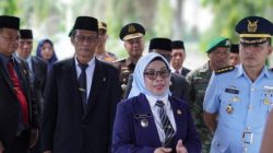 Wabup Misharti Pimpin Ziarah di TMP Kusuma Eka Bakti