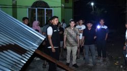 Bupati Tinjau Korban Angin Puting Beliung di Kecamatan Kampar