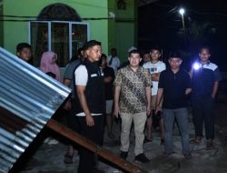 Bupati Tinjau Korban Angin Puting Beliung di Kecamatan Kampar