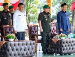 Bupati Kampar Hadiri Serah Terima Jabatan Danyonif 132/BS