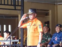 Bupati Kampar Pimpin Apel Gelar Pasukan Kesiapsiagaan Bencana Karhutla Tahun 2026