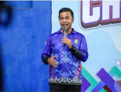 Bupati Kampar Resmi Buka Turnamen Badminton KORPRI Cup 2026
